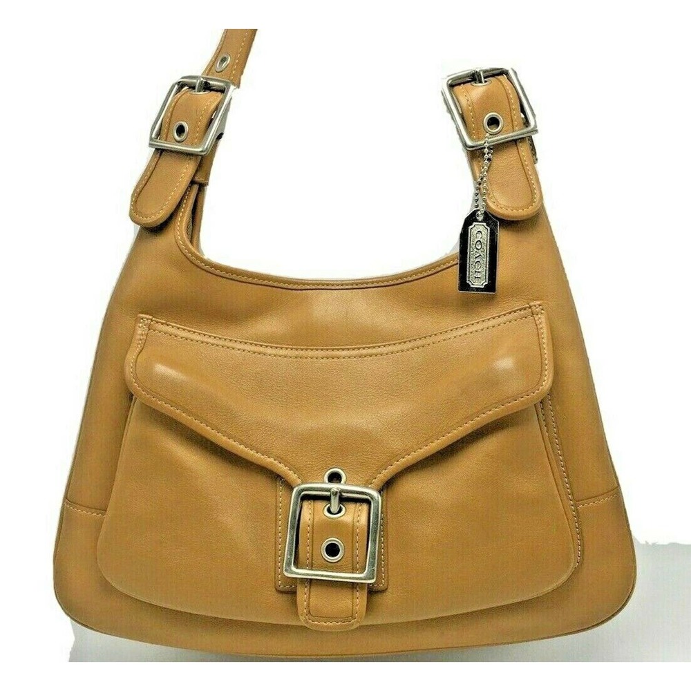 Coach Leather Legacy Saddle Bag Tan Leather Bag Gem